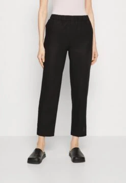 Anna Field Linen Mix - Pantalon Classique - Black