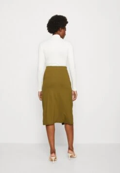 Anna Field Front Knot Midi Skirt - Jupe Crayon - Khaki 10 Anna Field Front Knot Midi Skirt - Jupe Crayon - Khaki -Anna Field 051302aff1de42478da86a4249fb11fe