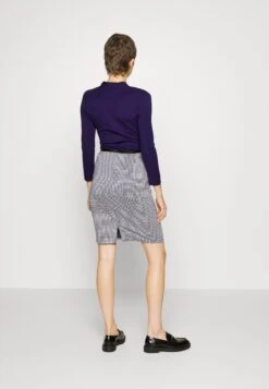 Anna Field Robe Fourreau - Dark Blue/White -Anna Field 0a9f3d420ed140d58c5030cf1dc47c93