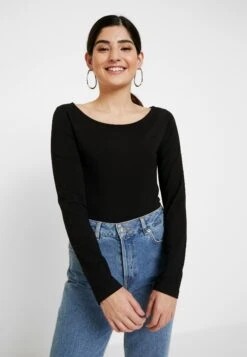 2Pack - T-Shirt À Manches Longues - Black/White 9 2Pack - T-Shirt À Manches Longues - Black/White -Anna Field 11143436d466448f8a1e0124a20678b6