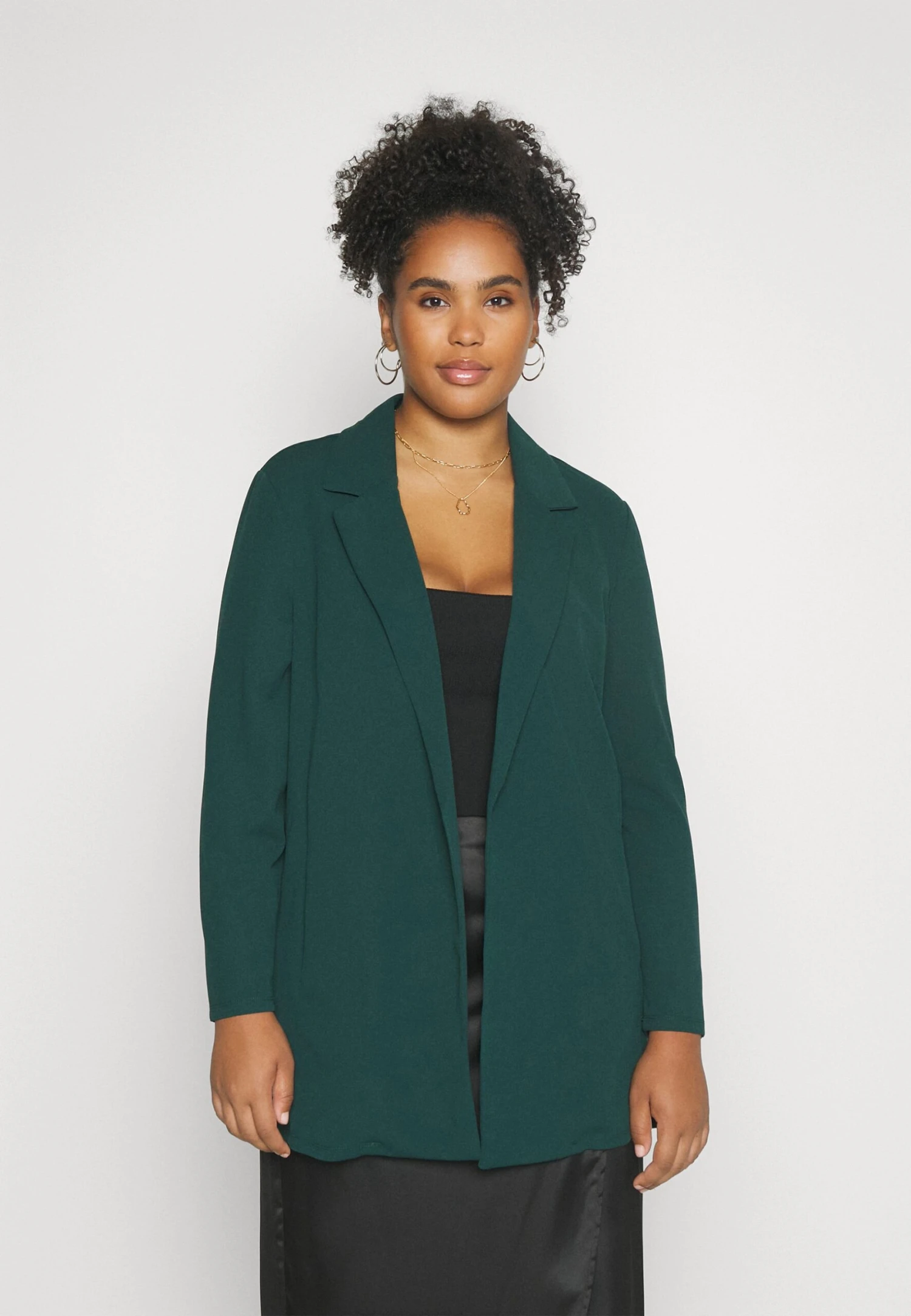 Manteau Court - Dark Green 3 Manteau Court - Dark Green
