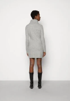 Anna Field Rollkragen Mini Strickkleid - Robe Fourreau - Grey -Anna Field 26a8c5fa153d43bda83ec8aeac1901ec