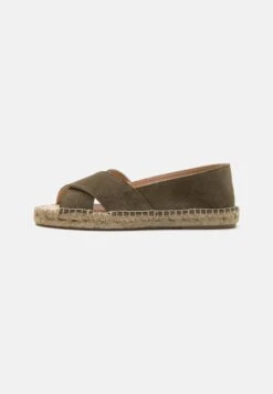 Anna Field Leather - Ballerines À Bout Ouvert - Khaki -Anna Field 321d01b3115947f8a229469dfc579f32