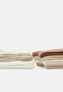 Anna Field 8 Pack - Chaussettes - White/Sand/Camel -Anna Field 509f85be820b43be88d547c3ba37c925