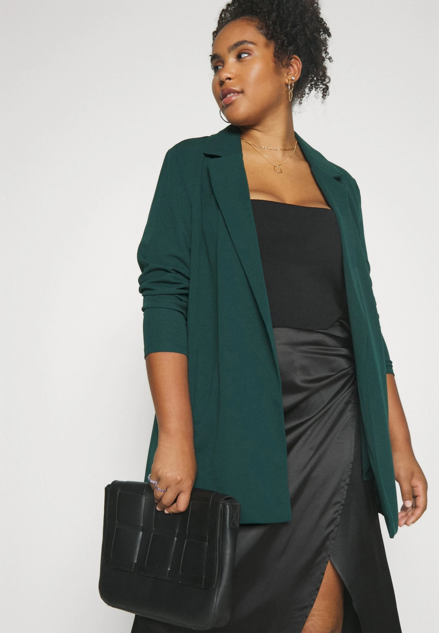 Manteau Court - Dark Green 6 Manteau Court - Dark Green – Image 4