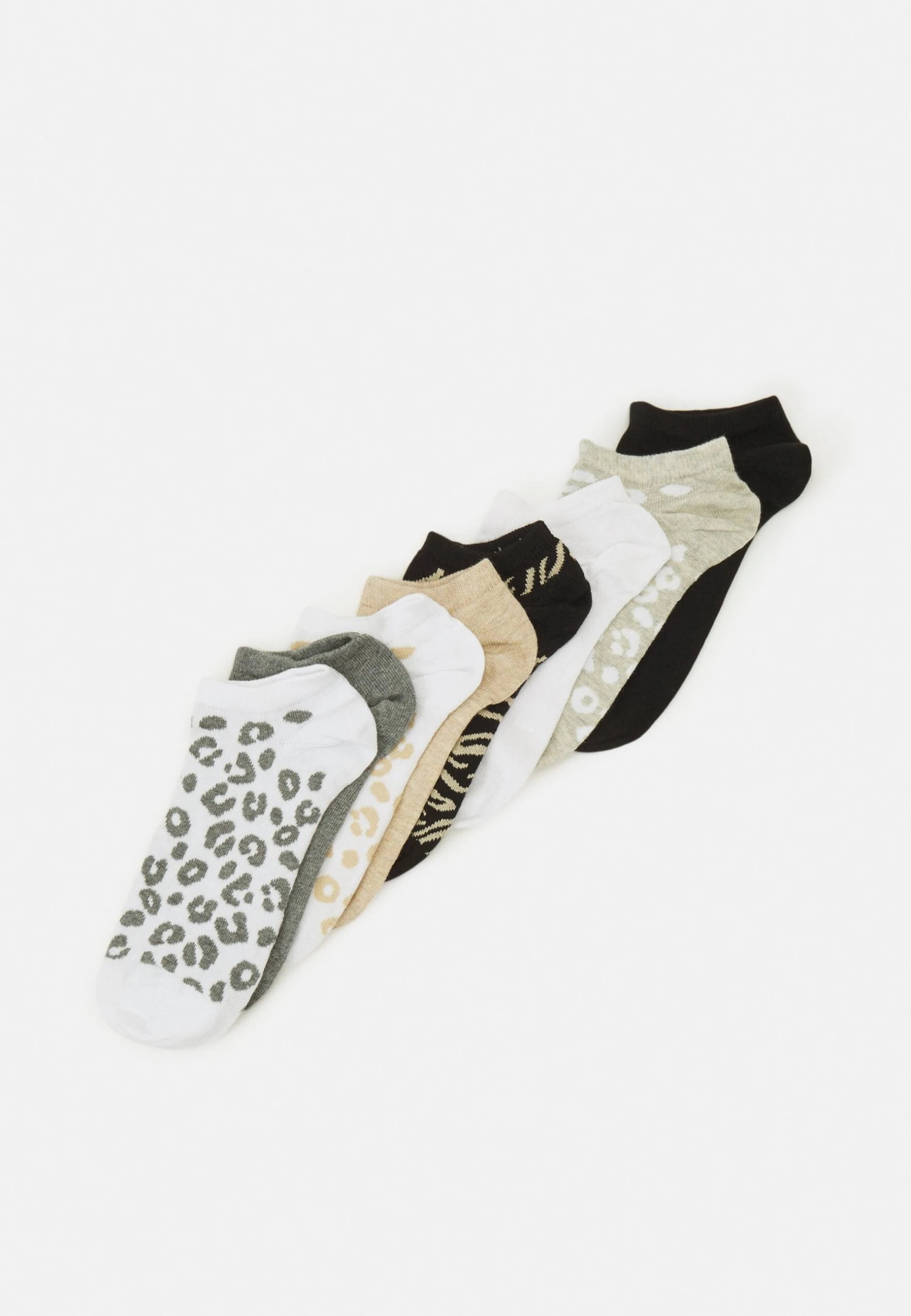 Anna Field 8 Pack - Chaussettes - White/Beige/Grey 3 Anna Field 8 Pack - Chaussettes - White/Beige/Grey