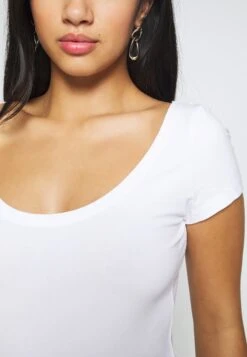 3 Pack - T-Shirt Basique - White/Black/Dark Grey -Anna Field 6804e236ede1424791c64030ac6755f6