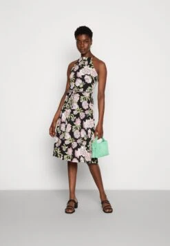 Anna Field Robe En Jersey - Black/Pink -Anna Field 68e76653959c4a92a41dc83ca3745f3e