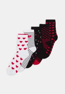 Anna Field 5 Pack - Chaussettes - Black/White