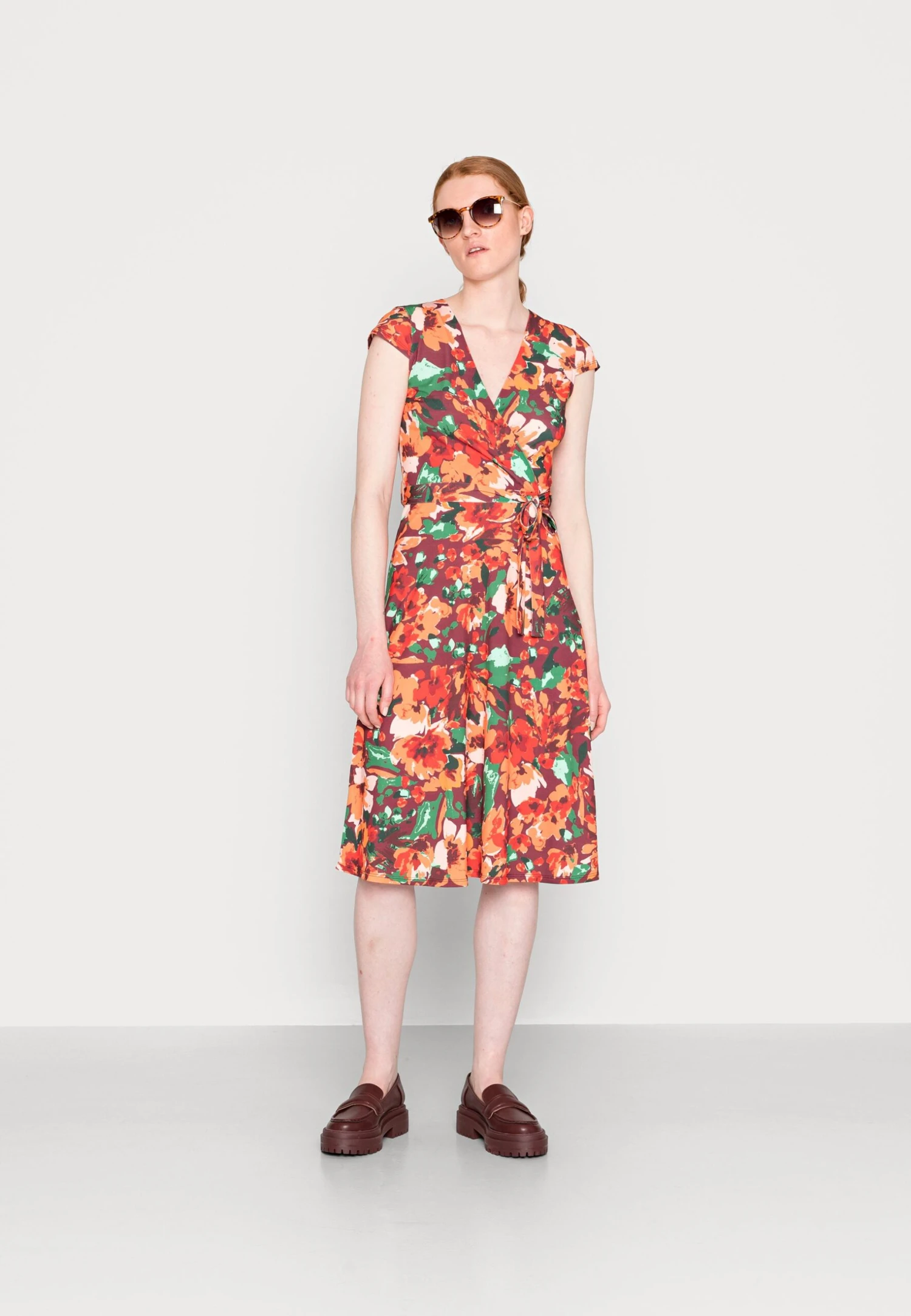 Anna Field Robe En Jersey - Multi Coloured/Orange 4 Anna Field Robe En Jersey - Multi Coloured/Orange – Image 2