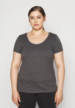 3Er Pack - T-Shirt Basique - White/Black/Dark Grey -Anna Field 889bd6ef98414779a2bf545c78919ebd