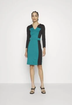 Anna Field Robe En Jersey - Black/Dark Green -Anna Field 88cc832a49dc41f1834d144f807a94fc