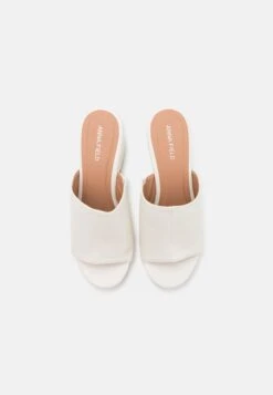 Wide Fit - Mules À Talons - White -Anna Field 9555c4514d364f09aa46ebbdf6c73f86