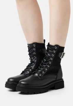 Anna Field Bottines À Lacets - Black