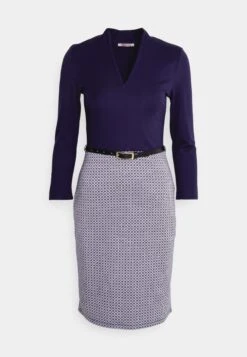 Anna Field Robe Fourreau - Dark Blue/White -Anna Field c6a6d5aa7b8b482e9a50aa862dbbb519