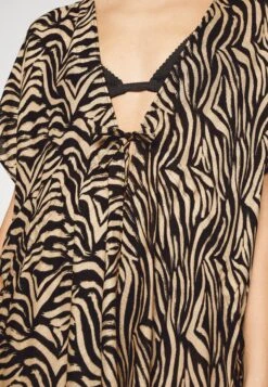 Anna Field Printed Short Kimono / 606 - Khaki_003 - Off-White - Accessoire De Plage - Black/Tan -Anna Field cbb738f4c85b498492a5a88783fde557