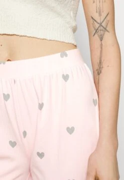 Anna Field 2 Pack - Bas De Pyjama - Pink/Grey -Anna Field d9fddd3428d240ba9aae213c2ce28d7e