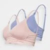 Anna Field 2 Pack - Soutien-Gorge Invisible - Dark Blue/Pink