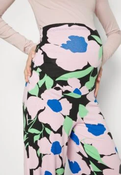 Pantalon Classique - Black/Pink/Green -Anna Field e2a4617e291d4d07a354654578b860f5