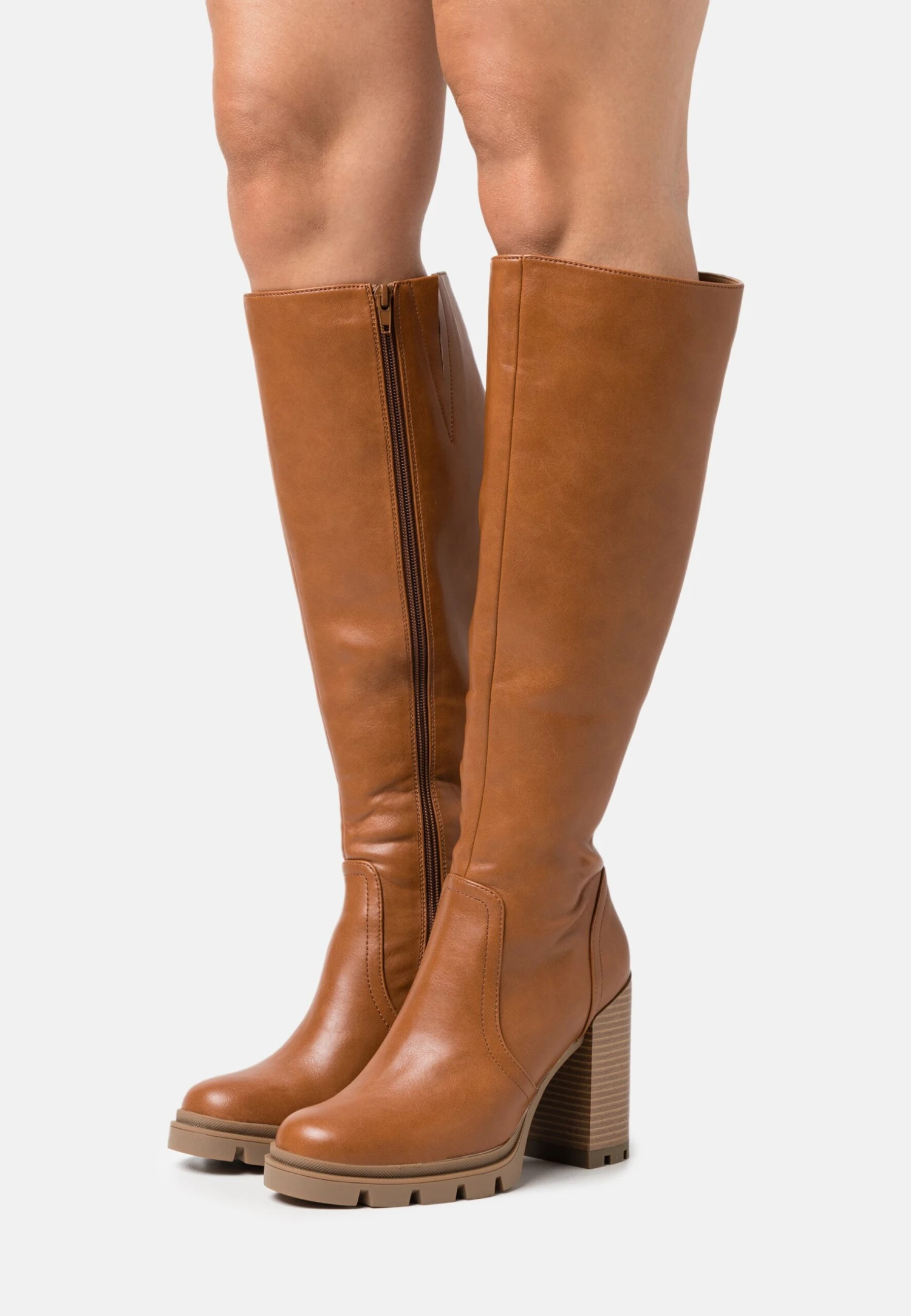Anna Field Bottes À Talons Hauts - Cognac 3 Anna Field Bottes À Talons Hauts - Cognac