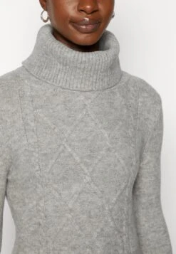 Anna Field Rollkragen Mini Strickkleid - Robe Fourreau - Grey -Anna Field e8a174040ccc4ee1a45178c42adaecbd