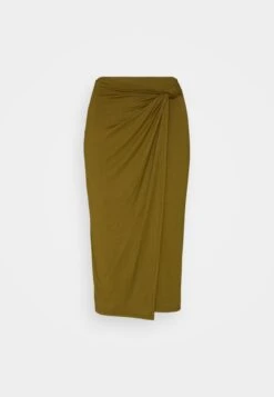 Anna Field Front Knot Midi Skirt - Jupe Crayon - Khaki 12 Anna Field Front Knot Midi Skirt - Jupe Crayon - Khaki -Anna Field f1bd396162034cf88007b332d4b9f049