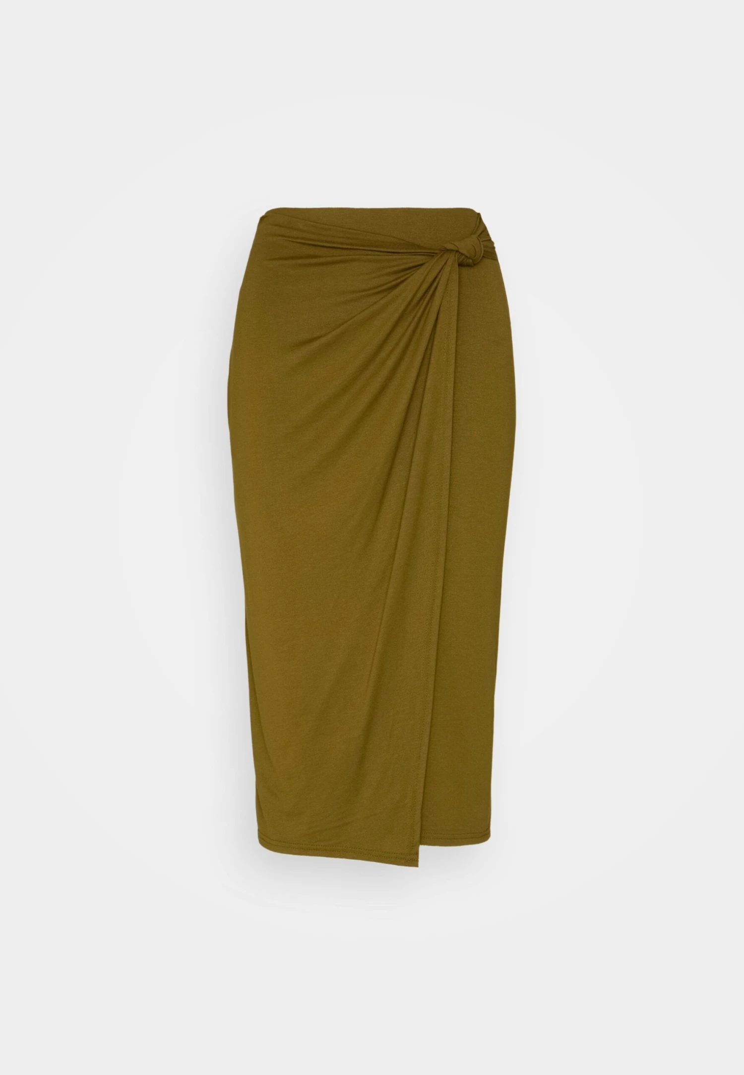 Anna Field Front Knot Midi Skirt - Jupe Crayon - Khaki 7 Anna Field Front Knot Midi Skirt - Jupe Crayon - Khaki – Image 5