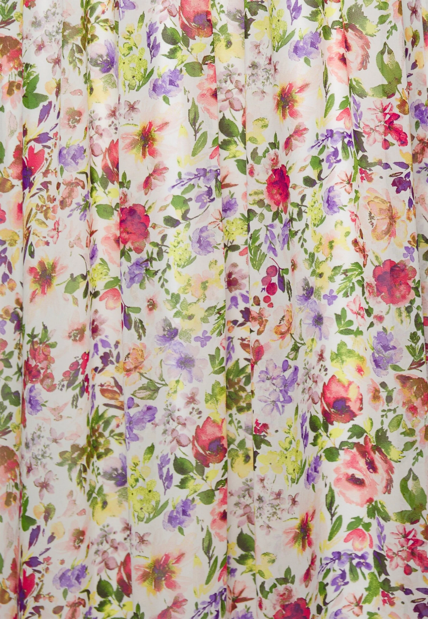 Anna Field Chiffon Maxi Dress - Robe De Jour - White/Red/Yellow 5 Anna Field Chiffon Maxi Dress - Robe De Jour - White/Red/Yellow – Image 3